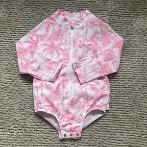 Janie and Jack Floral Baby Swimsuit